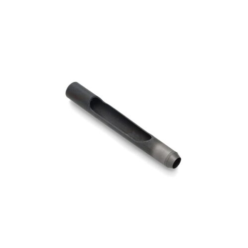 A black carbide tine with a tapered design and a side eject feature for efficient performance