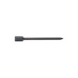 Solid round tine with a pointed tip, cylindrical body, and dark finish, measuring 6.50 inches long