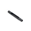 Black side eject tine with a cylindrical shape and a central opening, designed for Toro Titan equipment