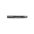 A black carbide tine with a tapered design, showing a side eject feature for enhanced performance