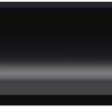 Black side eject tine with a cylindrical shape, showcasing smooth contours and a sleek design