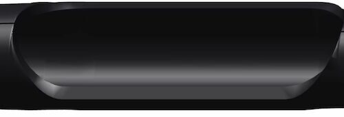 Black cylindrical mount with a 22.2 mm diameter, designed for Toro equipment applications
