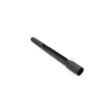 Black side eject tine with a cylindrical shape and a slot, designed for Toro equipment