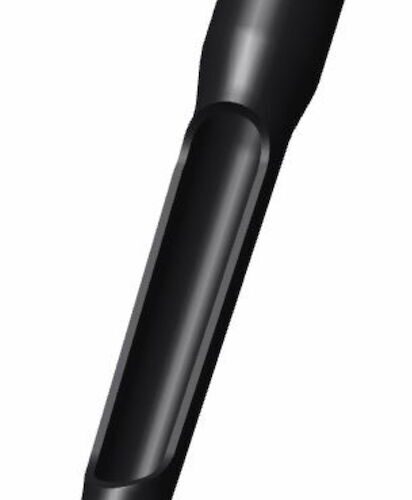 Black 19.0 mm side eject mount with a smooth, tapered design for secure attachment