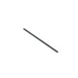 A solid black tine, 10 inches long and 0.31 inches wide, shown on a white background