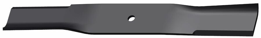 623_7493a02a-5c53-46fe-af99-57e95ffa2abb Black standard mower blade with a straight cutting edge and central mounting hole