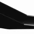 Black closed spoon tine with a curved end and mounting hole, designed for Toro equipment