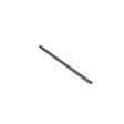 A solid black tine, 10.75 inches long and 0.38 inches wide, shown from a side angle