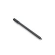 Solid round tine, 5.50 inches long, cylindrical shape, black metal finish, pointed tip for soil cultivation