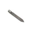Metal slicing tine with a pointed tip, featuring a cylindrical attachment for easy installation