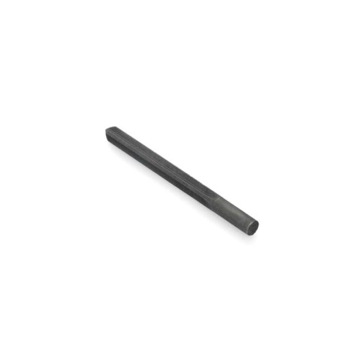 A black metal tine with a hexagonal shape, designed for Toro Titan equipment