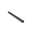 A hollow tine with a tapered design, featuring a dark metallic finish and smooth surface