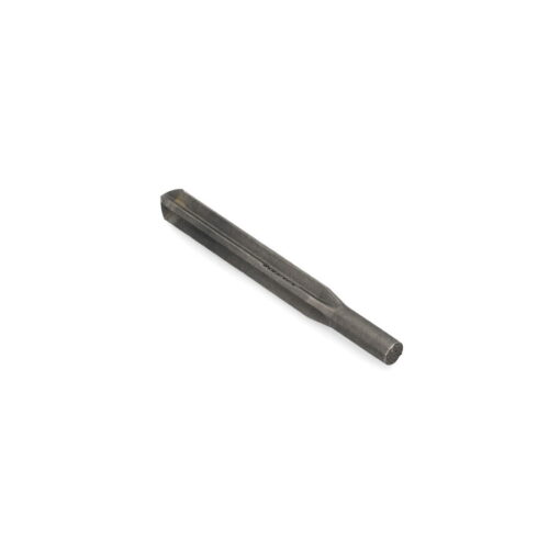 A single carbide tine with a rectangular shape, featuring a dark metallic finish and pointed end