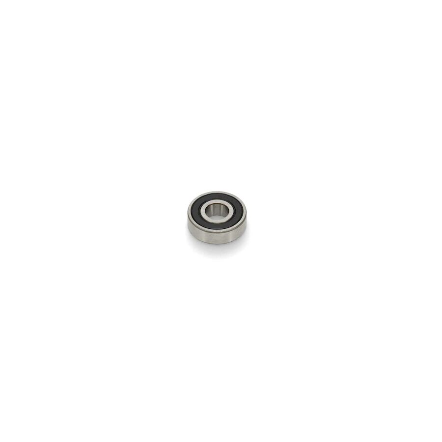 623_95f1a21e-1814-4568-9218-2863f2f45f98 Close-up of a silver roller bearing with a black rubber seal, used in various Toro models