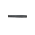A black hollow tine with a cylindrical shape, designed for lawn aeration tools