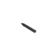 Solid round tine in black, 6.50 inches long, pointed end for effective soil penetration
