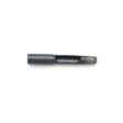 Black carbide tine with a side eject design, showcasing its cylindrical shape and smooth finish
