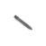 Metal slicing tine with a pointed tip, featuring a cylindrical base for attachment