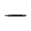 Metal tine assembly with a side eject feature, showing a cylindrical shape and a dark finish