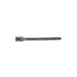 A single carbide tine with a cylindrical base, designed for heavy-duty soil cultivation