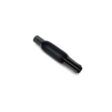 Black split tine tool with a narrow, elongated shape designed for fairway maintenance