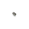 Metal sleeve-tine component, cylindrical shape with a slot, designed for gardening equipment use