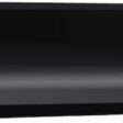 Black heavy-duty side eject tine with a smooth, tapered design, viewed from the side