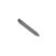 Metal cross tine with a pointed end, designed for aeration, shown at an angle