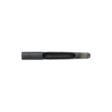 Black metal tine with a hollow center, designed for Toro Titan Max side eject applications