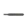 Gray metal cross tine with a solid design, measuring 5.50 inches by 0.62 inches