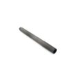 A cylindrical, hollow carbide tine in a matte black finish, showcasing its tapered design and dimensions