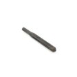 A single carbide tine with a pointed end, shown from a side angle, featuring a dark metallic finish