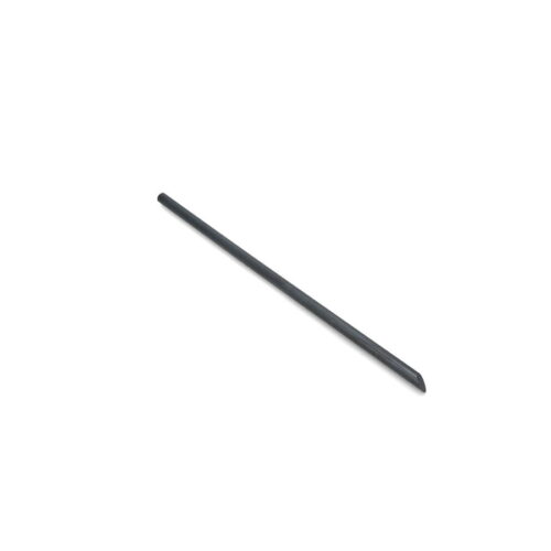 A solid black tine measuring 12mm x 14.25 inches, shown at an angle on a white background