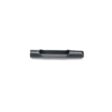 Black side eject tine with a smooth surface, featuring a central groove for attachment