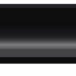 Black side eject tine with a smooth surface, showing a cylindrical shape and tapered ends