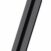 Black cross tine attachment with a tapered end, designed for Toro equipment, shown from the side