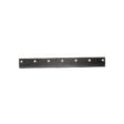 A long, dark steel bedknife with mounting holes, designed for precision fairway cutting