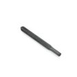 Metal tine with a tapered end, showing a dark finish and straight design for gardening equipment