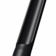 Black side eject tine with cylindrical shape and hollow center, shown at an angle