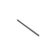 Solid metal tine with a tapered end, shown at an angle against a white background