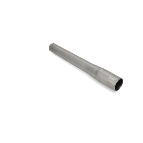 Metal hollow tine with a tapered design, showcasing a smooth, silver finish and cylindrical shape