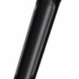 Black carbide tine with a tapered end and hollow shaft, designed for side ejection