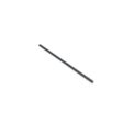 Solid black tine, rectangular shape, 12.25 inches long, 0.38 inches wide, viewed from above