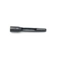 Black metal tine with a side eject design, featuring a long, narrow shape and a slot