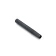 A hollow metal tine, cylindrical and dark, designed for aerating soil in gardening equipment