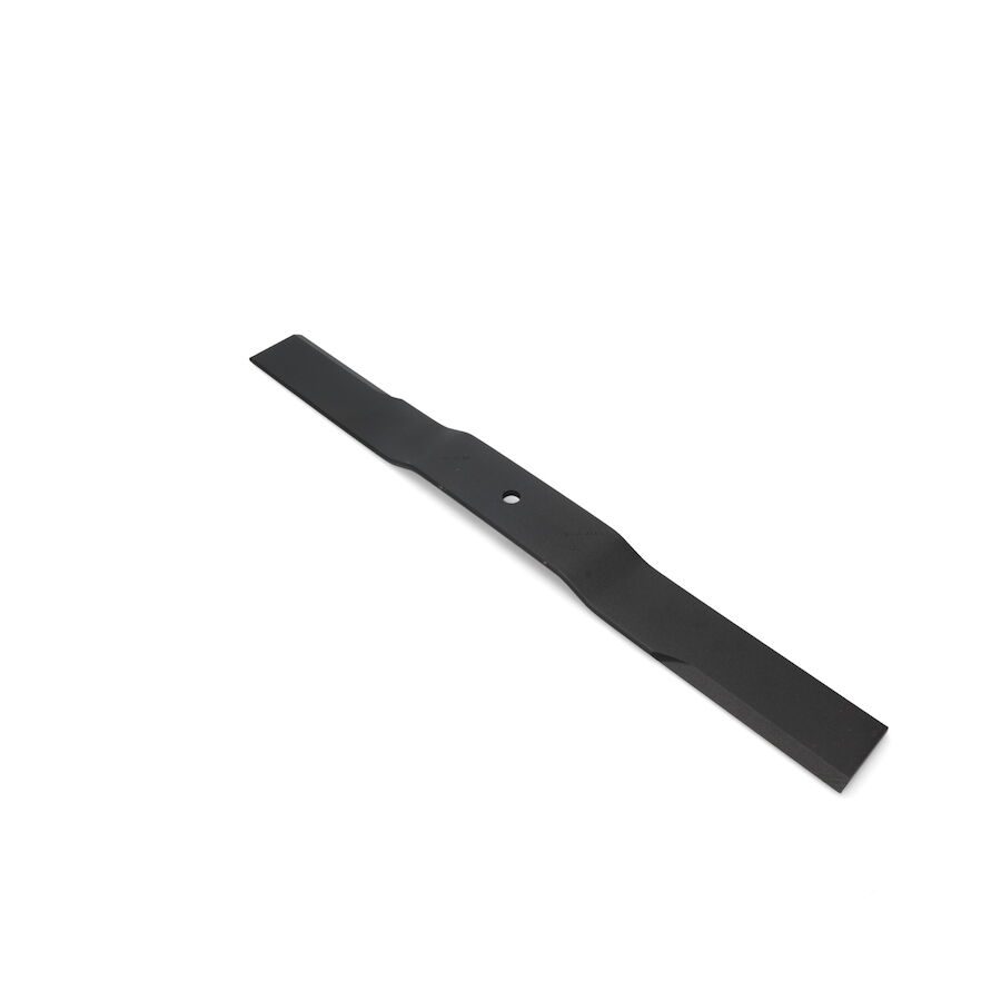 623_fb27f33b-885b-426b-bd68-12553a26af35 Black flat sail blade with a central hole, designed for Toro lawn mowers and turf equipment