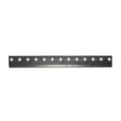 Long, narrow bedknife with 13 holes, featuring a low cut design for precision mowing