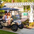 Yamaha Drive 2 Golf Car - two ladies in a resort
