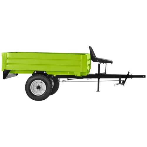 Grillo Tipping Towed Trailer (9D0321) | 150x110cm with brakes