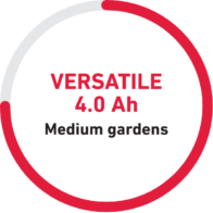 4.0Ah 60V power best for medium gardens